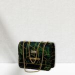 Top Women's Leather Handbag-Velvet